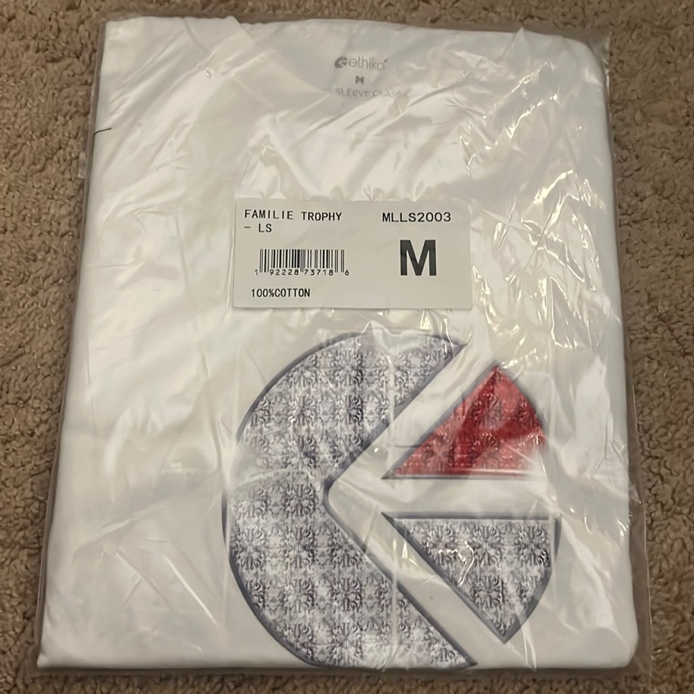 White mens ethika tee shirt, brand new!